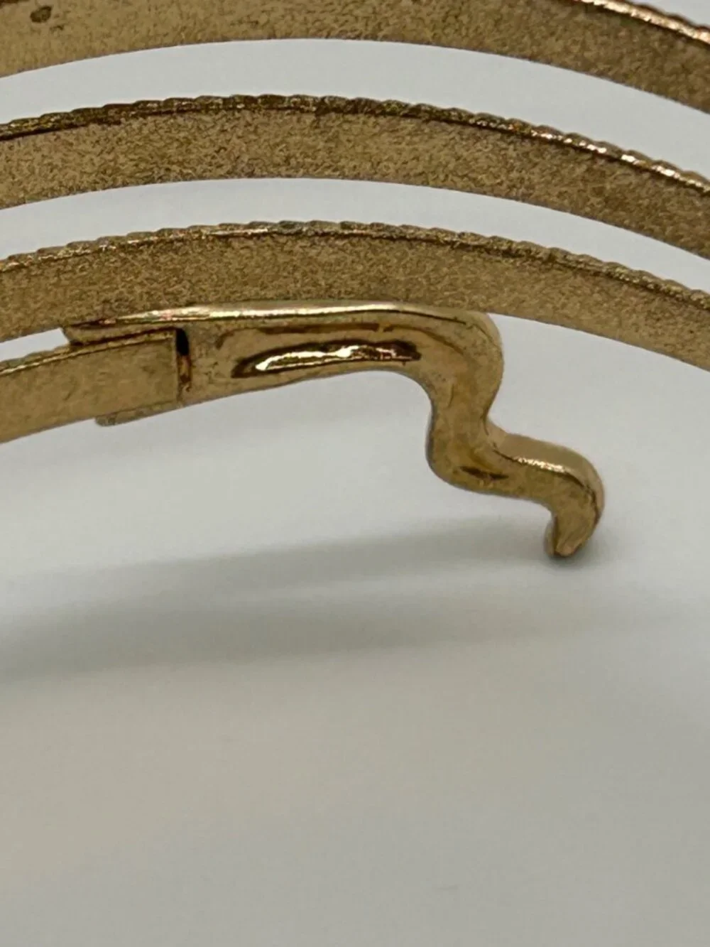 Gold-tone Snake Arm Cuff Spiral Wrap Bracelet Cleopatra Egyptian Medusa Costume - Picture 8 of 12